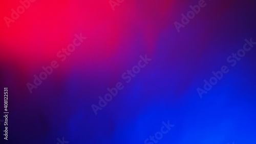 neon red and blue led light on black background.no people and empty space.