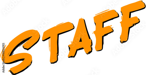 Orange Fire Logotype Staff