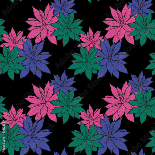 floral seamless pattern