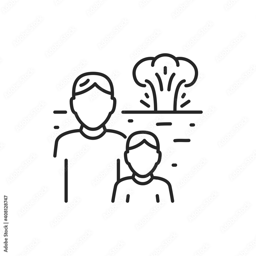 illegal immigrants color line icon. Editable stroke. illegal immigrants color line icon. Editable stroke.