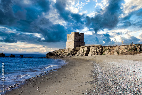 Salt tower of Casares , Andalusia , Spain © VanjaGPhotography