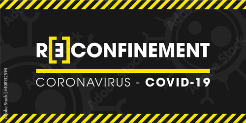 3 ème confinement - 2021 - troisième distanciation sociale et isolement de la population durant l'épidémie de coronavirus du Covid-19 en France