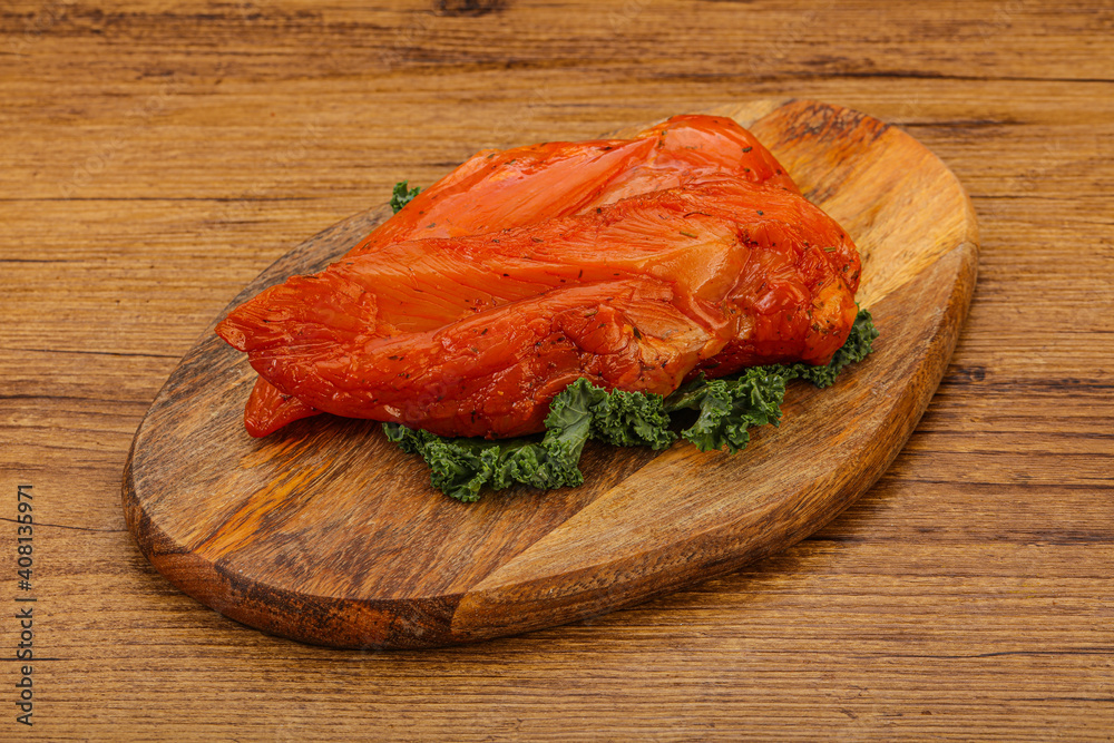 Smoked chicken breast with spices Smoked chicken breast with spices