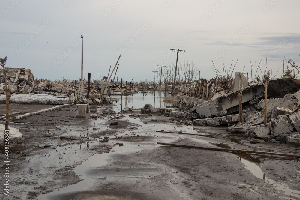 Pueblo en ruinas de Epecuen, Buenos Aires. Pueblo en ruinas de Epecuen, Buenos Aires.