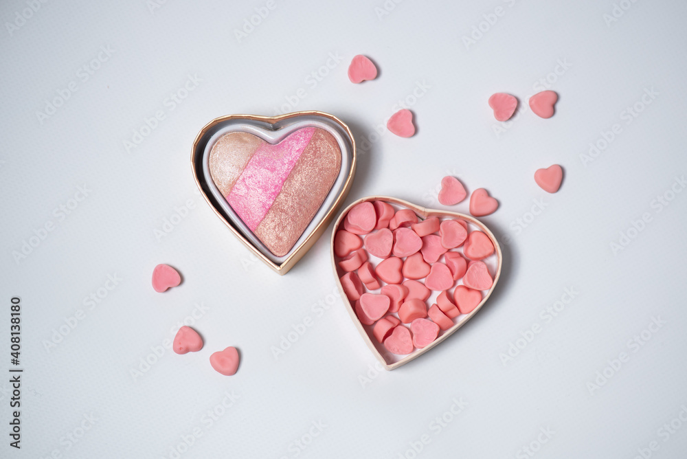 Obraz premium Valentines hearts concept