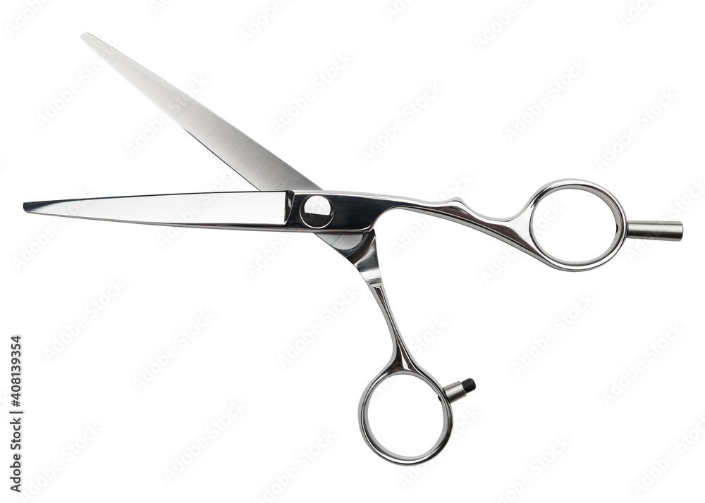 Scissors or shears. Professional barber hair cutting scissors on white isolated background. Hairdresser salon equipment concept, premium hairdressing shears. Accessories for haircut. Scissors or shears. Professional barber hair cutting scissors on white isolated background. Hairdresser salon equipment concept, premium hairdressing shears. Accessories for haircut.