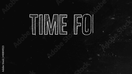 Time for success concept written on blackboard