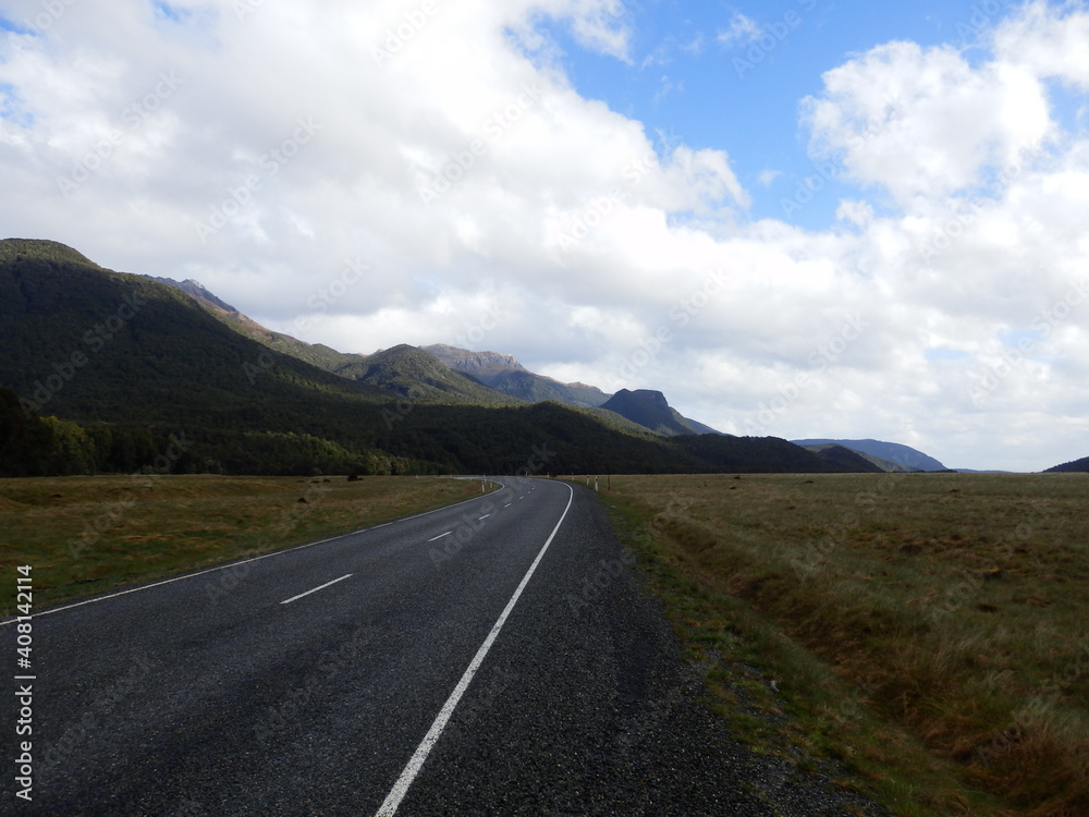 road to the mountains new zealand road to the mountains new zealand