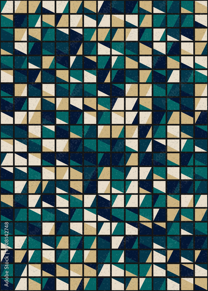 Abstract Geometric Pattern generative computational art illustration Abstract Geometric Pattern generative computational art illustration