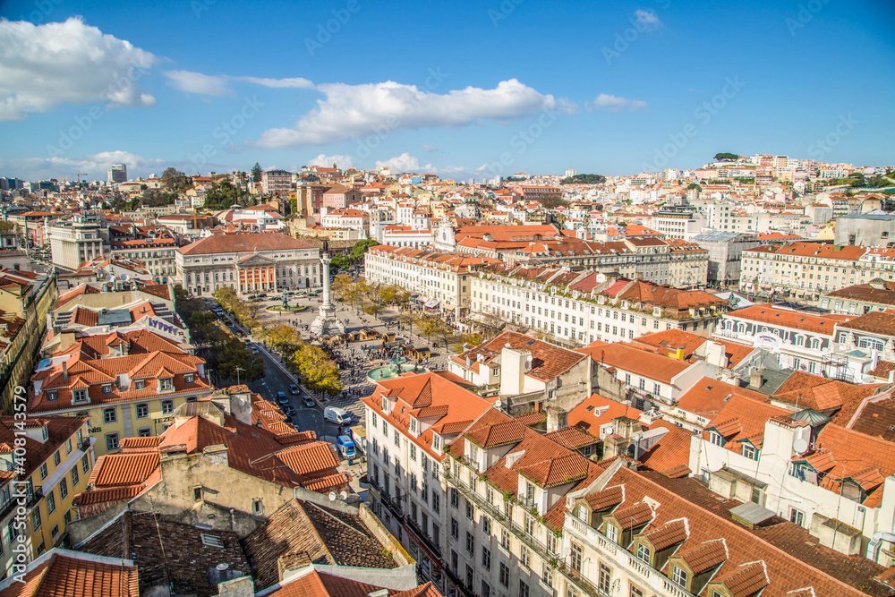 Lissabon Altstadt Panorama