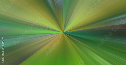 abstract background with rays emanating from the center in different shades of green