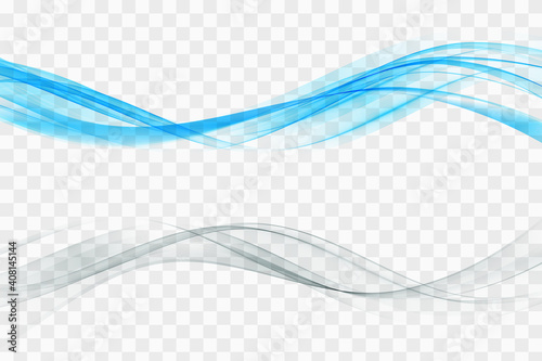 Abstract swoosh smooth border line background. Vector illustration photo