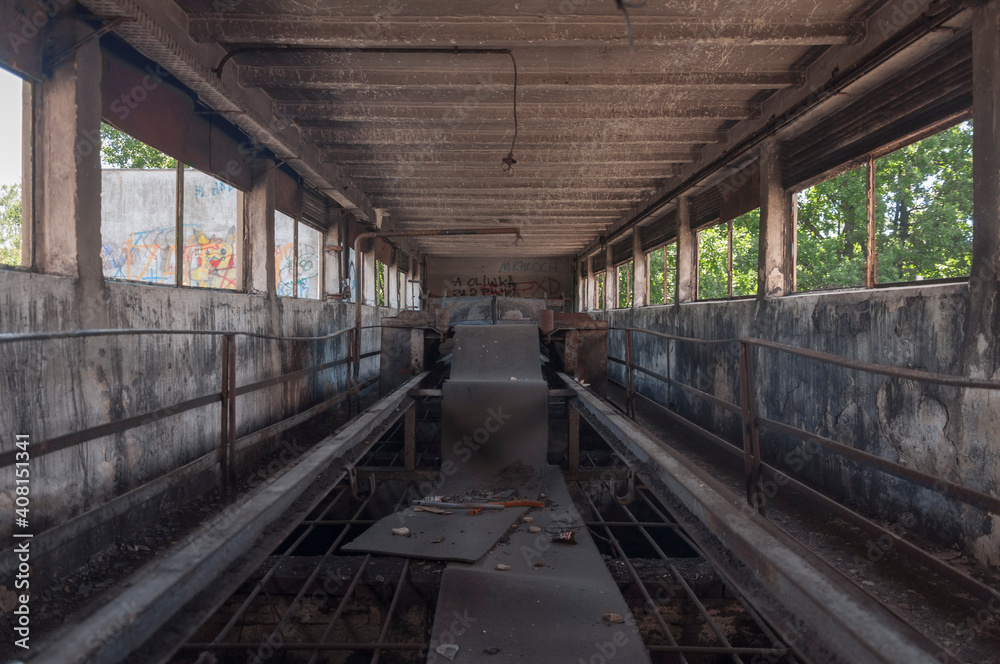 Obraz premium Abandoned Boiler Room