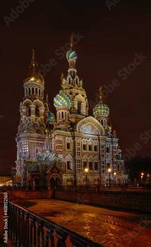 night images from St Petersburg, Russia