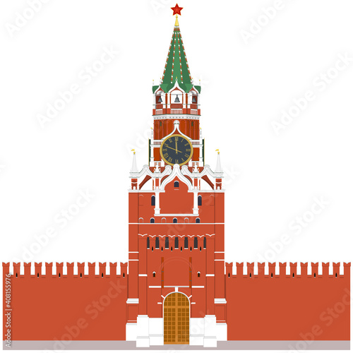 Moscow Kremlin Tower in Russia