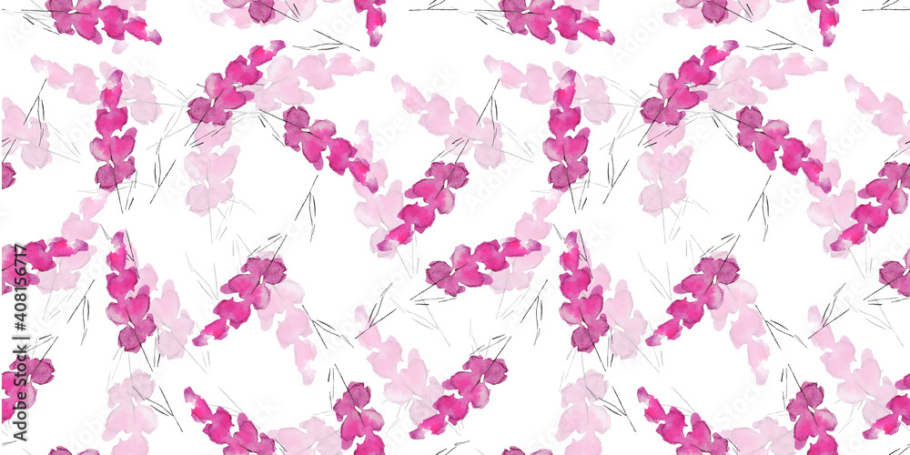 A seamless pattern with colors that are drawn in watercolors. Hand-drawn illustration for the design. A seamless pattern with colors that are drawn in watercolors. Hand-drawn illustration for the design.