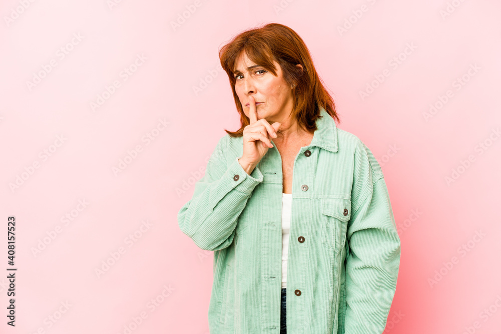 Senior caucasian woman isolated thinking and looking up, being reflective, contemplating, having a fantasy. Senior caucasian woman isolated thinking and looking up, being reflective, contemplating, having a fantasy.