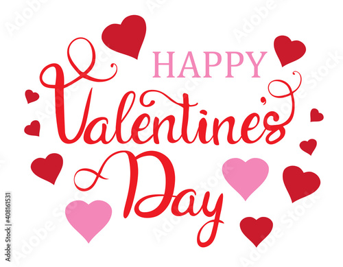 vector happy valentine's day