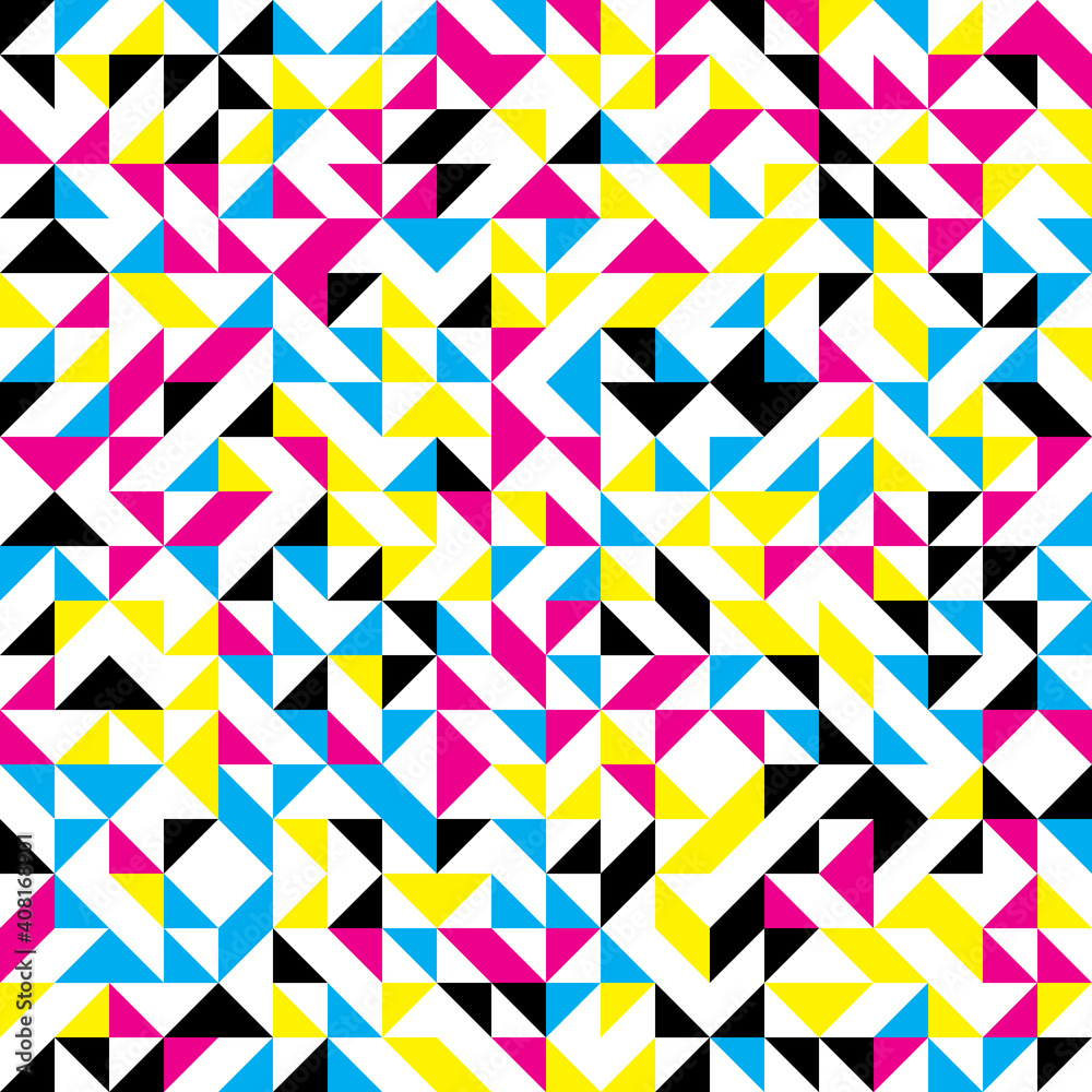 Abstract mosaic of right triangles Abstract mosaic of right triangles