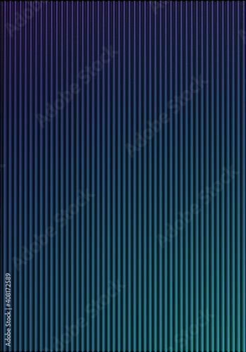 3d striped vertical lines textured background, dark blue rendering illustration.