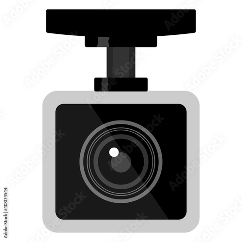 防犯用の監視カメラのベクターイラスト