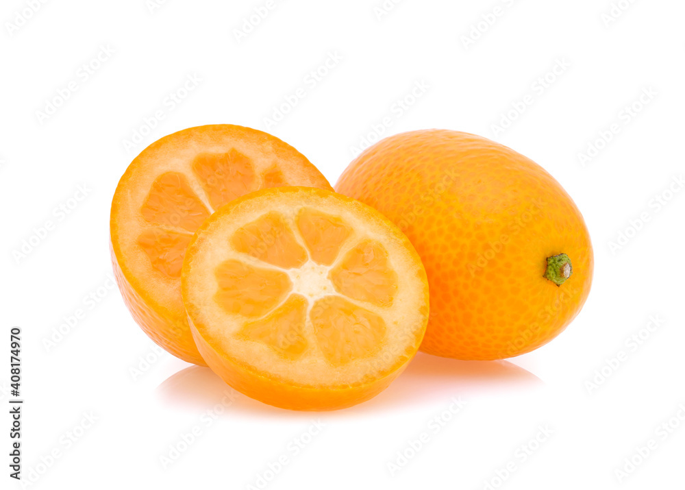 kumquat,cumquat isolated on white background. kumquat,cumquat isolated on white background.
