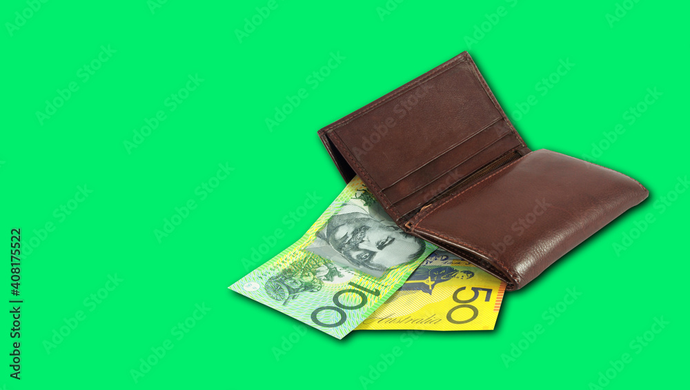 Australian dollars closeup. Finance concept Australian dollars closeup. Finance concept