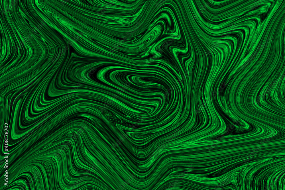 Fototapeta premium Green liquid marble texture vector background