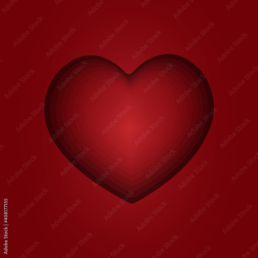 Valentines day abstract background with paper cut heart. Vector illustration Valentines day abstract background with paper cut heart. Vector illustration