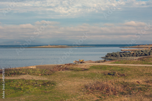 view of the coast of the sea, Parksville Vancouver Island