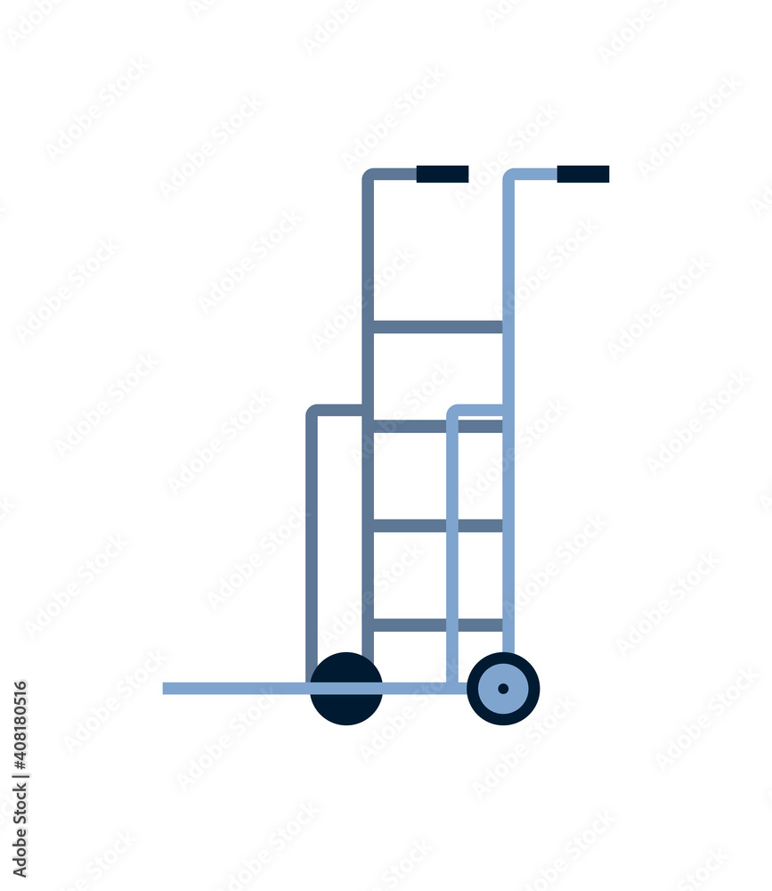 delivery service push cart equipment icon delivery service push cart equipment icon
