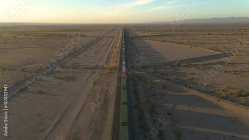 Desert Train Dolly Forward Horizon photo