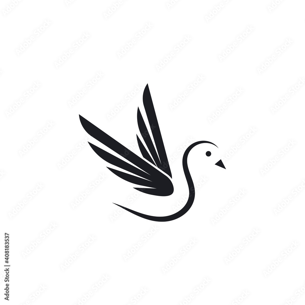 Fototapeta premium bird vector illustration designbird vector illustration design