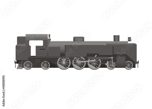 steam locomotive illustration