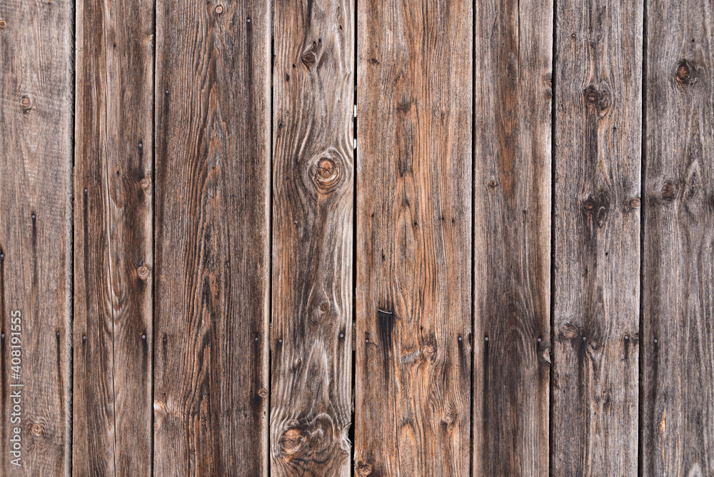 Rustic Wooden Fence Or Wooden Wall - Background, Copy-space Rustic Wooden Fence Or Wooden Wall - Background, Copy-space