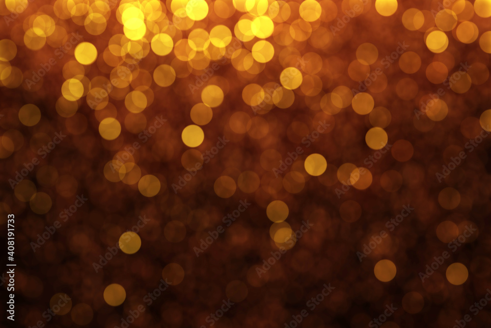 Obraz premium abstract blurred defocused gold yellow bokeh light background