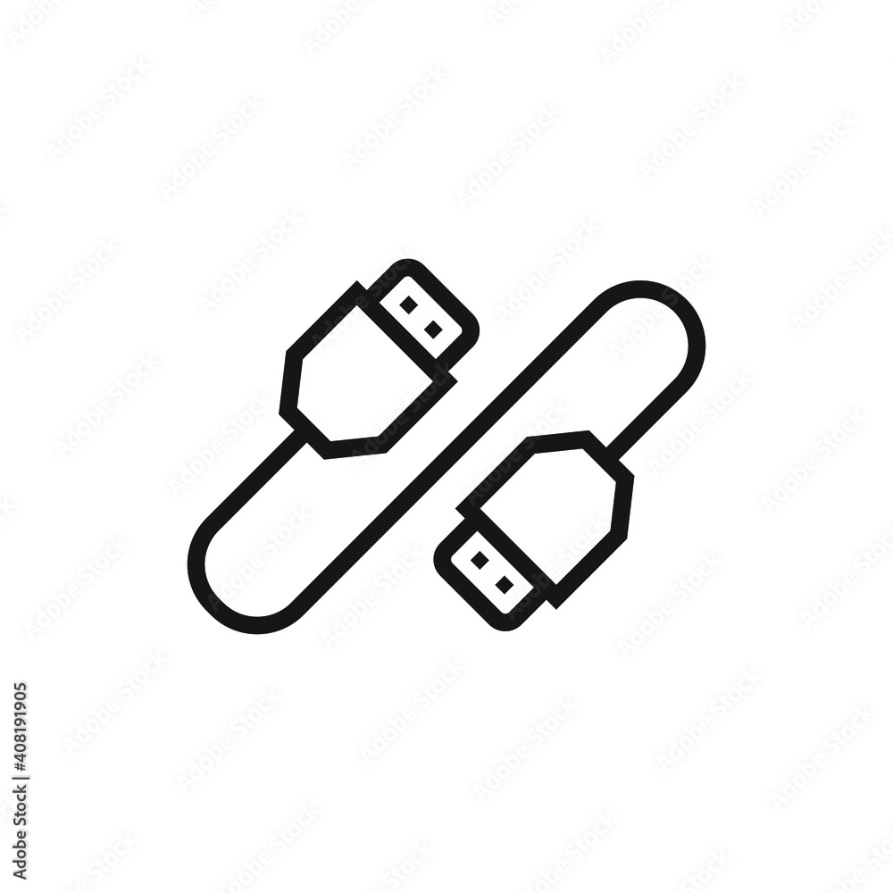 Cable data icon design. vector illustration Cable data icon design. vector illustration