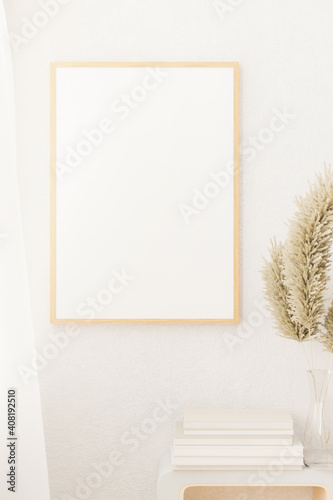 Mockup blank photo frame for your design.