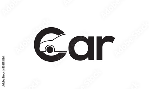 letter c for car modern logo symbol icon vector graphic design