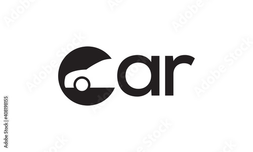 letter c for car modern logo symbol icon vector graphic design