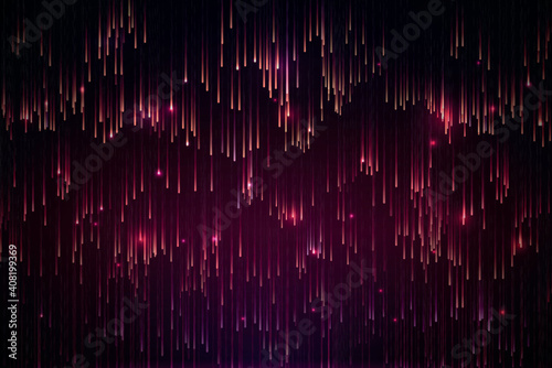 Colorful neon meteor background design vector