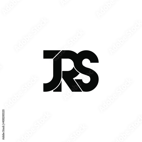 jrs letter original monogram logo design