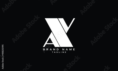 XAV, VAX, Abstract initial monogram letter alphabet logo design