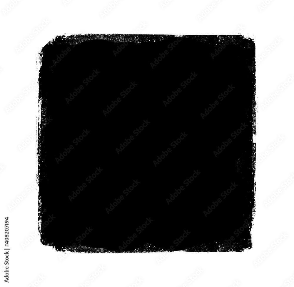 Watercolor sqaure on white background Watercolor sqaure on white background