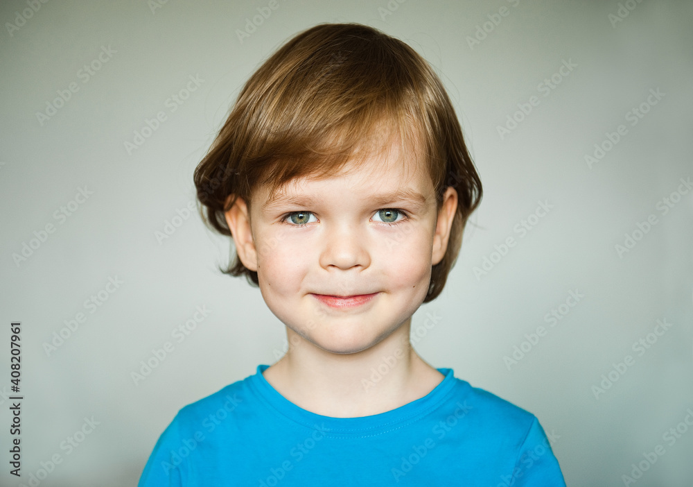 Portrait of a preschool child. Portrait of a preschool child.
