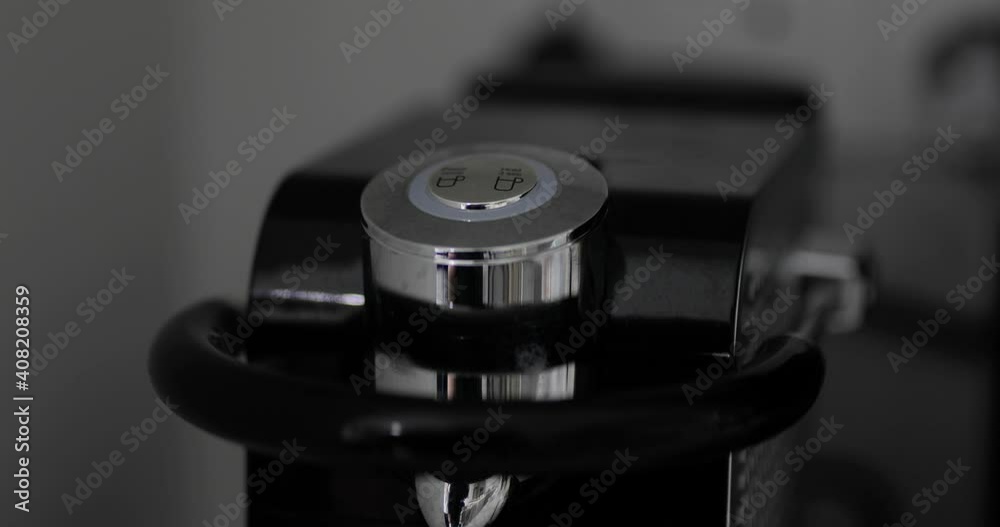 Coffee maker machine heating up before use, light turning green from red. Coffee maker machine heating up before use, light turning green from red.