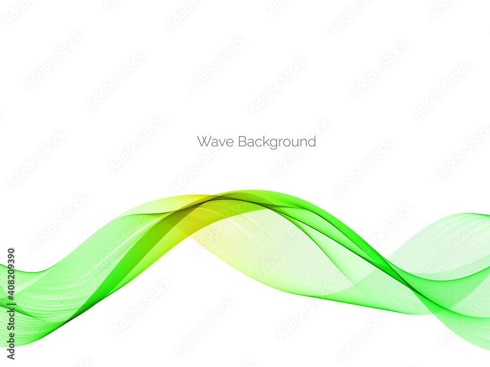 Abstract bright green modern stylish wave background Abstract bright green modern stylish wave background