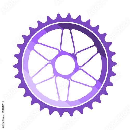 Bike Gear Star Icon