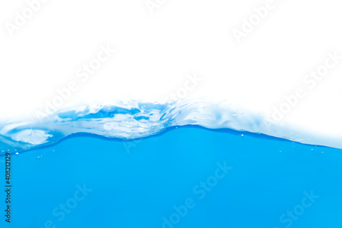 Abstract water wave and water droplets splash © watchara