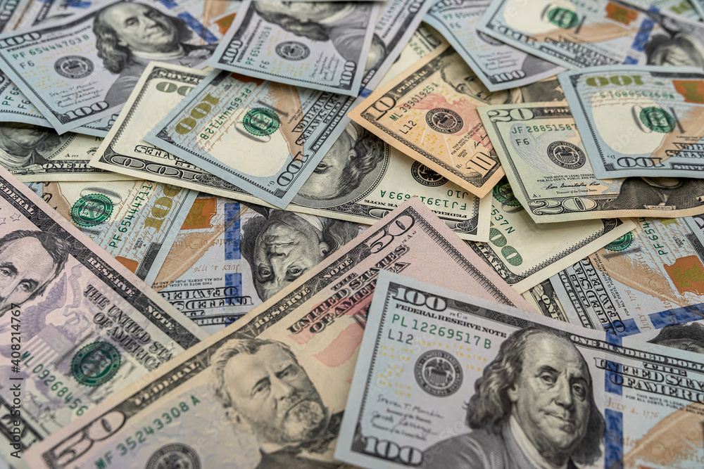 100 us currency as background 100 us currency as background